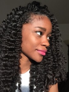 Results of a Braid Out on Natural Hair