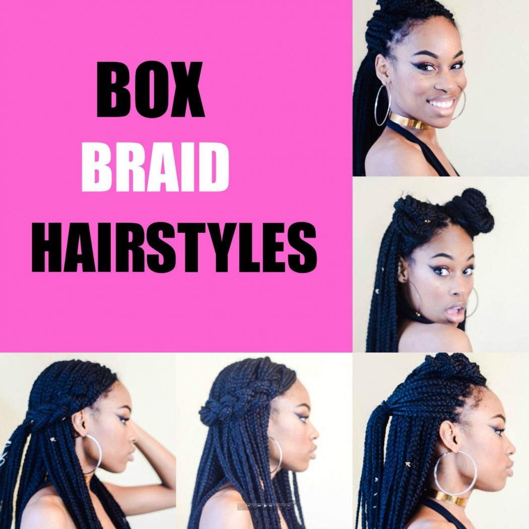 20 Fun Box Braid Hairstyles  How To Style Box Braids