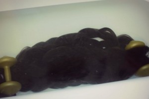 Hair Extensions Soaking