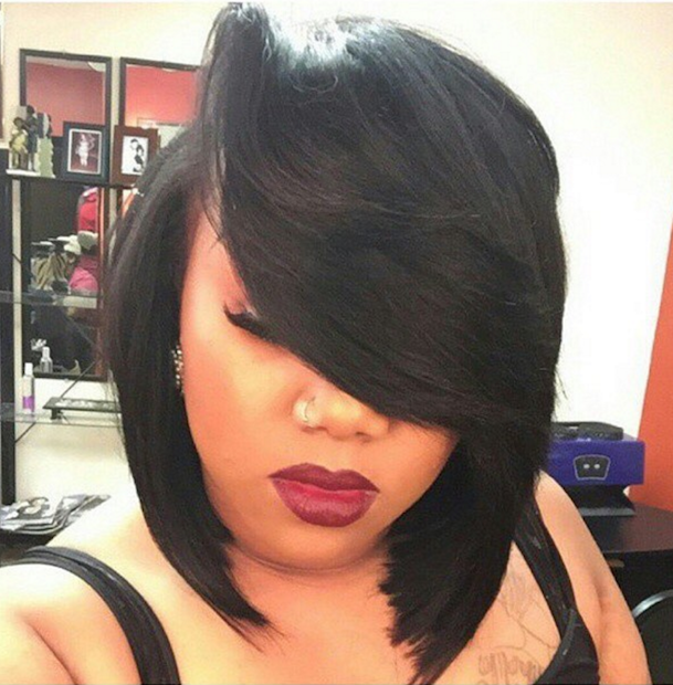 Sexy Bob styled by @HairArtByDominique