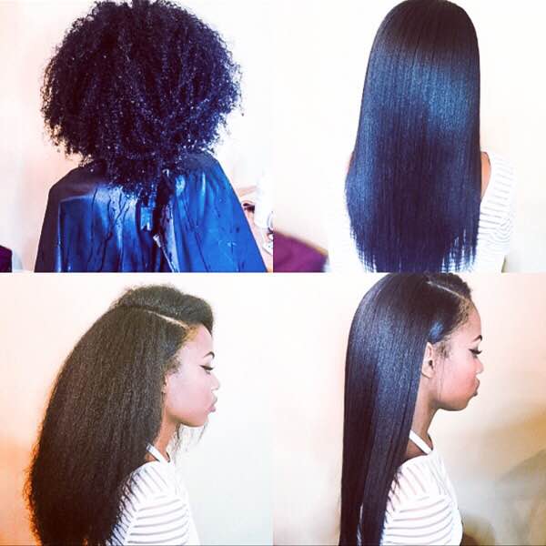 Natural Hairstyles Pressed