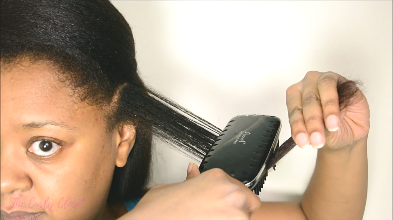 Best straightening brush 2025 for natural black hair