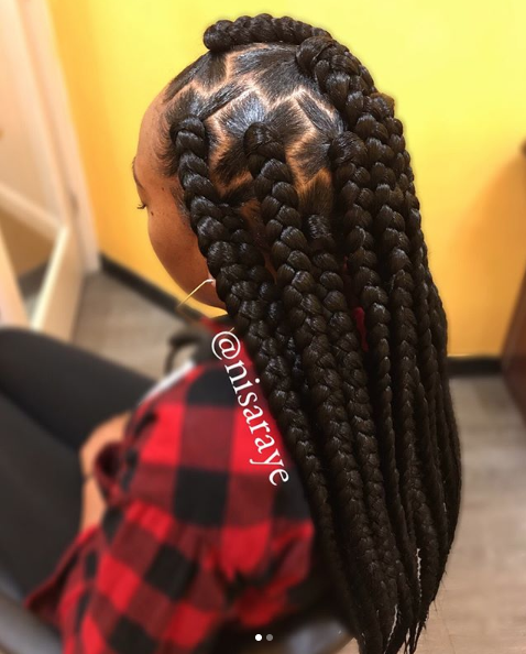 Protective Styling: Puzzle Part Box Braids Tutorial 