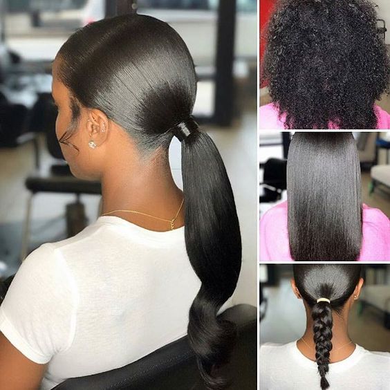 Silk press hotsell on transitioning hair